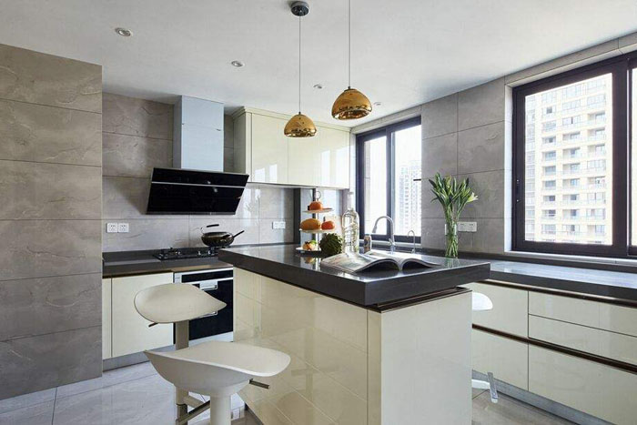 1-201030094203120 石英石橱柜台面的清洁跟养护