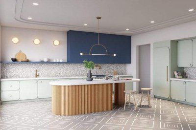 Where is terrazzo generally used and how to refurbish it?