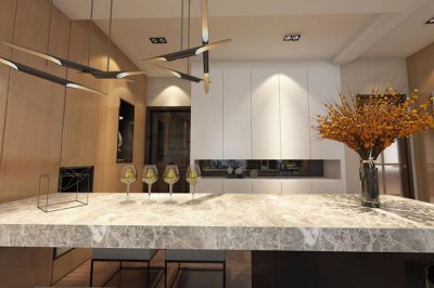 Several common marble bar table styles