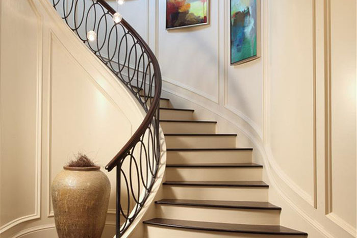 1-210412095J39C 别墅楼梯石材楼梯尺寸、宽度、坡度若何推算?