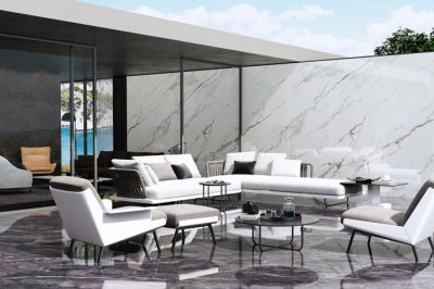 Precast concrete facing stone counter-strike technology